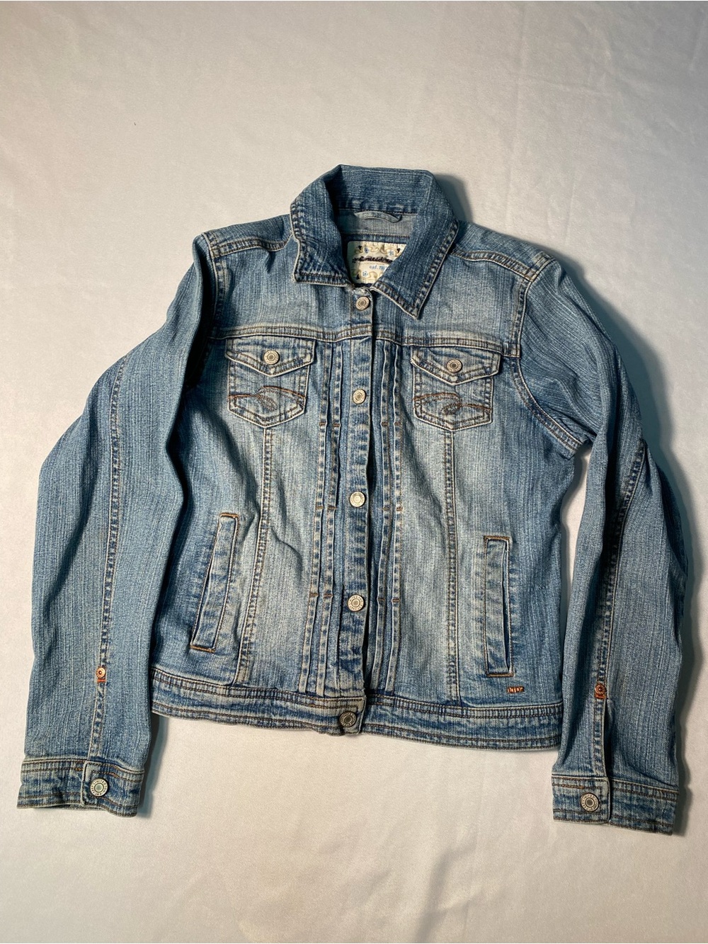 Classic Light Blue Denim Jacket - Girls